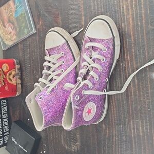 Converse Hightop Glitter Sneaker